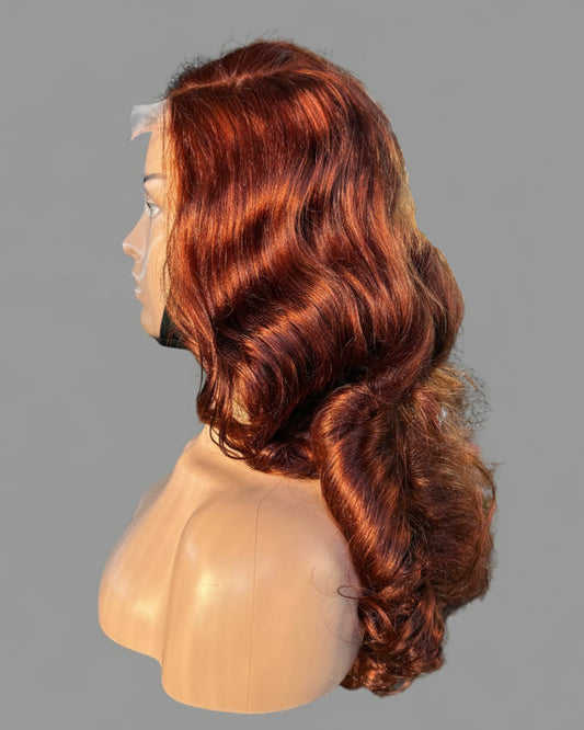 Honey Blonde Lace Front Wig – 24" Body Wave (LS404)