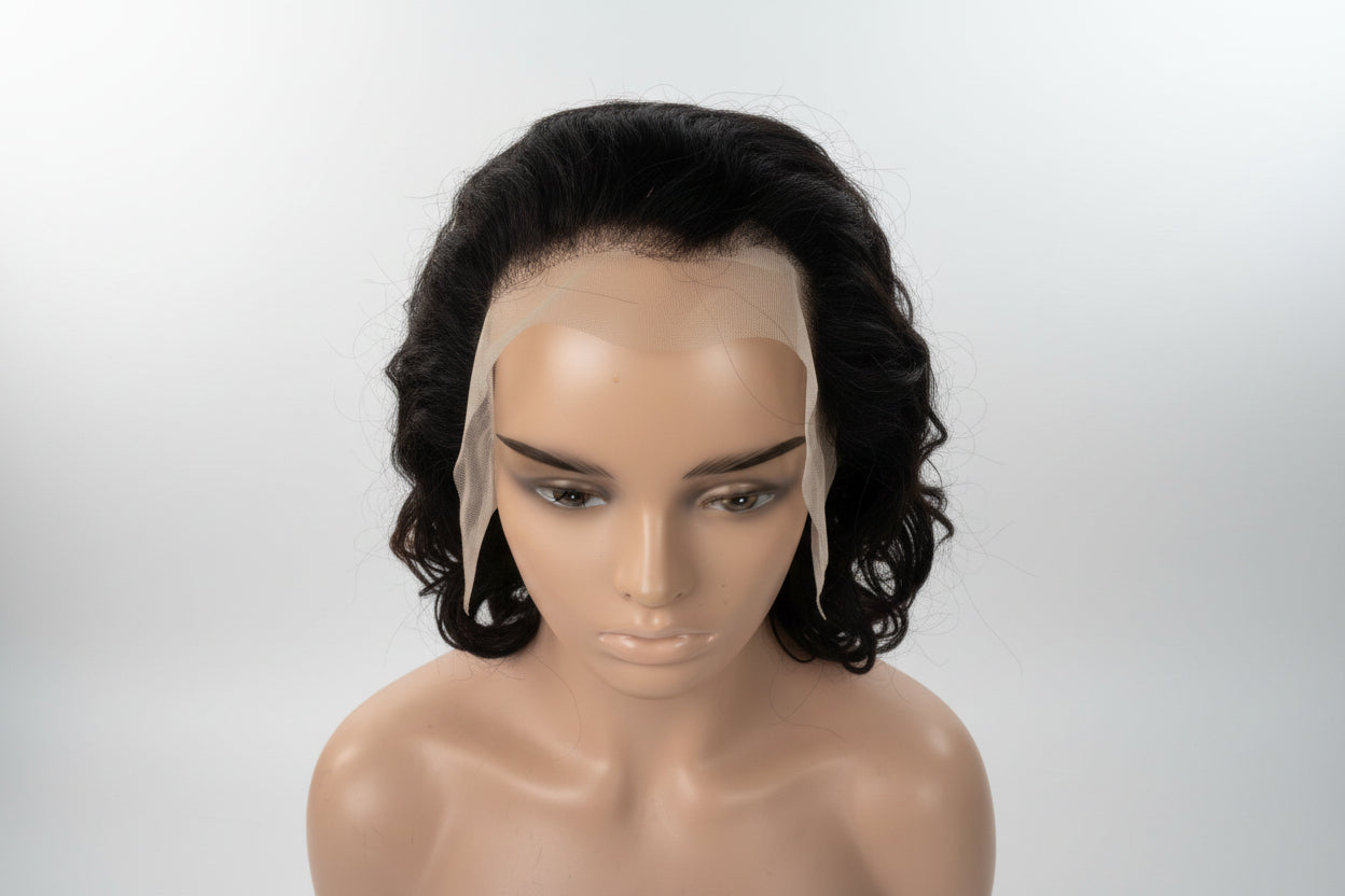 Dark Brown Highlight Bouncy Ringlet Curl Wig(MS170)