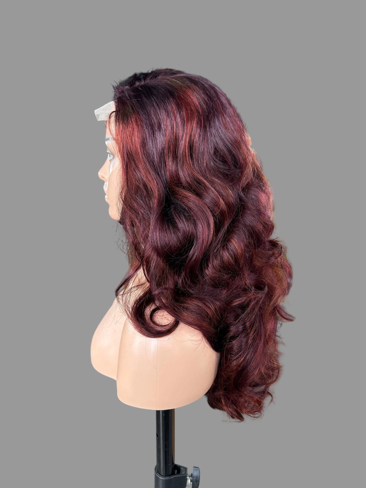Burgundy Lace Front Wig – Body Wave(LS404)